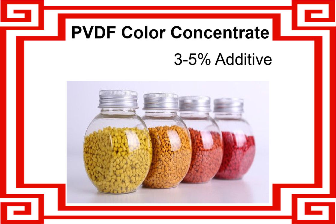 PVDF Color Masterbatch/ PVDF Color Concentrate / Colored PVDF Resin / 10 Standard Color Supply